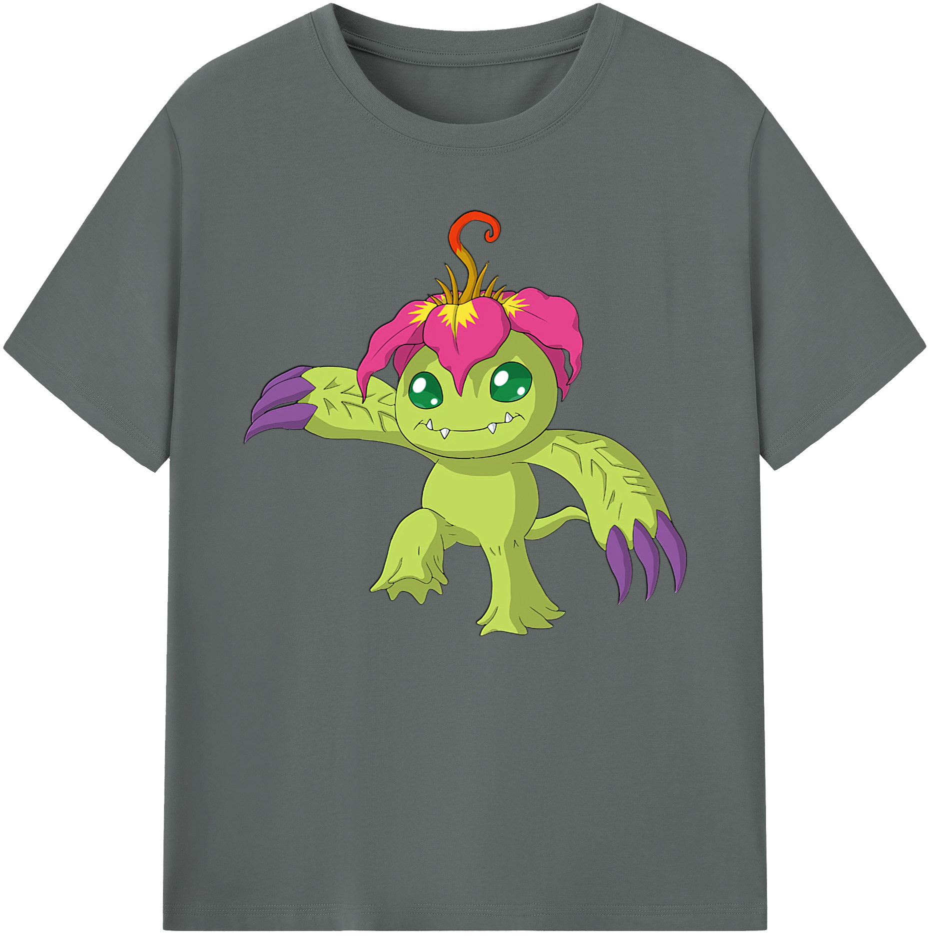 （画像用） Digimon デジタルモンスター/デジモン 綿100％ メンズ半袖Tシャツ｜肌触りやわらか＆通気性